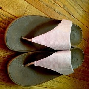 Fit flop sandals pink size 10